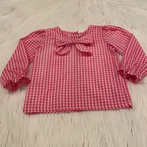 The Beaufort Bonnet Company Toddler Girl Beatrice Bow Blouse